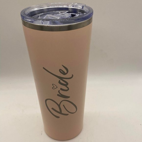 New Sassy Cups Pink Bride Tumbler - Picture 1 of 4